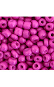 Seed beads 6/0 (4mm) Magenta purple